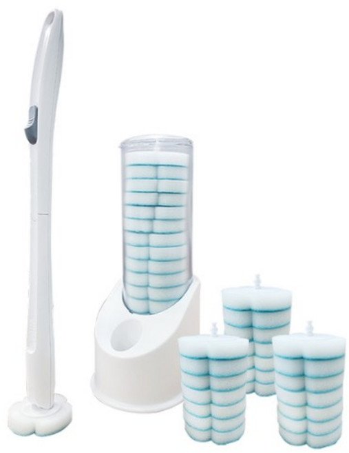 妙潔 易淨拋可替換式馬桶刷 超值組, 一般型, 1組