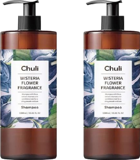Chuli 初梨 護色洗髮精 紫藤花, 1L, 2瓶
