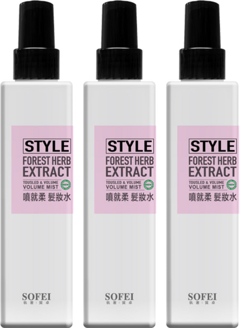 SOFEI 舒妃 噴就柔髮妝水, 3個, 180ml