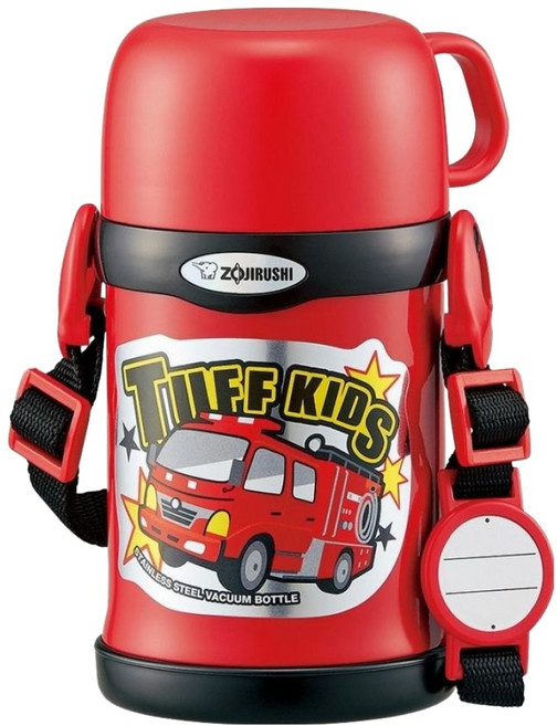 ZOJIRUSHI 象印 不銹鋼真空保溫杯兒童水壺, 紅色, 450ml, 1個