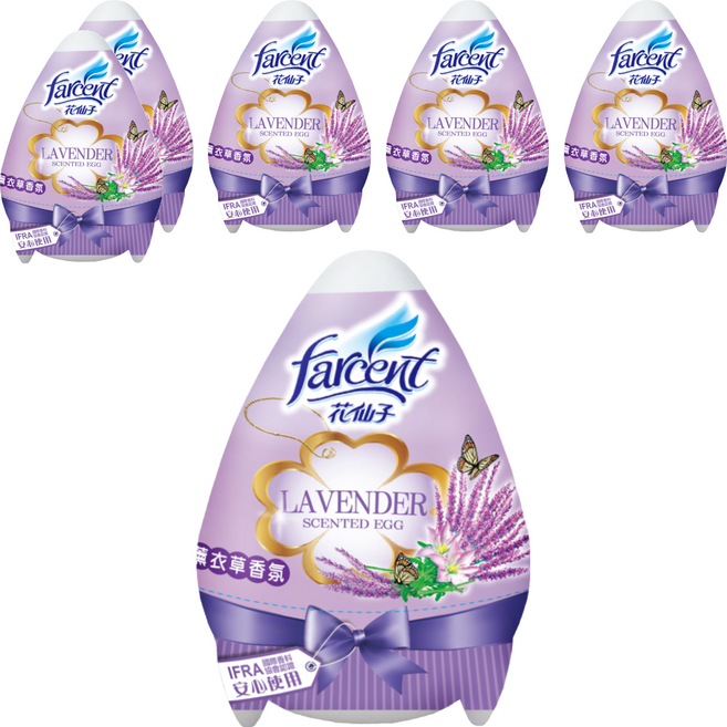 farcent 花仙子 香氛蛋, 薰衣草, 120g, 6個