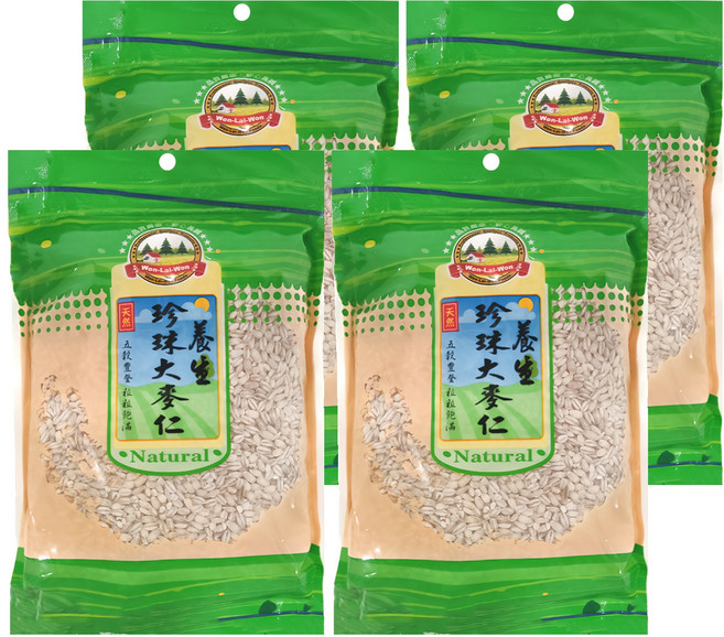 WON LAI WON 旺來旺 養生珍珠大麥仁 天然, 600g, 4包
