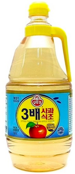 오뚜기 3배 사과식초, 1.8L, 1개
