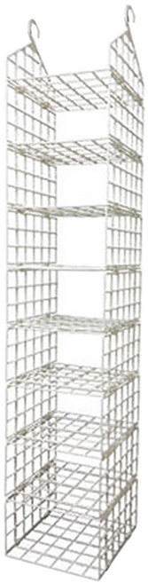 홈앤하우스 옷장안 선반행거 소8단, 아이보리, 1개