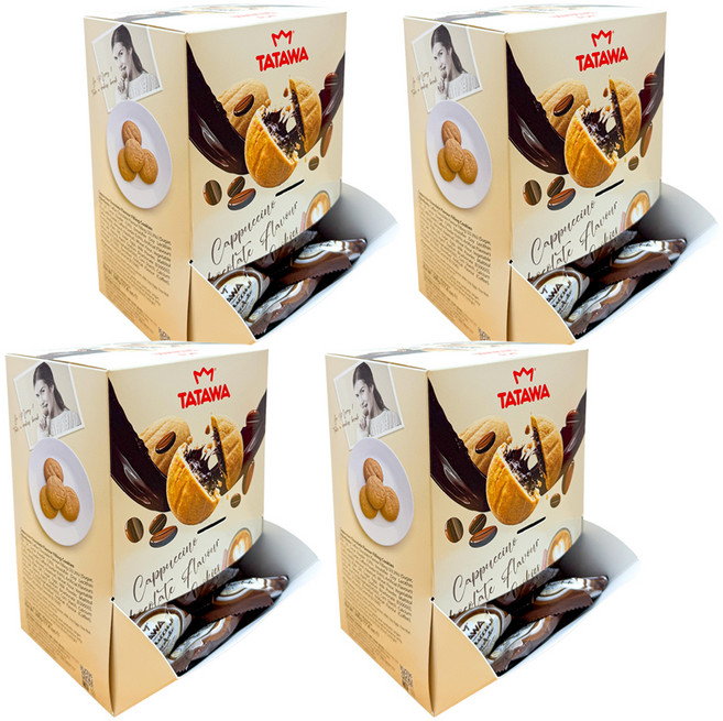 타타와 카푸치노 초콜릿맛 필링 쿠키 50p, 500g, 4개