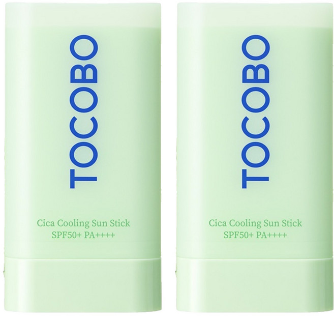 토코보 시카 쿨링 선스틱 SPF50+ PA++++, 18g, 2개