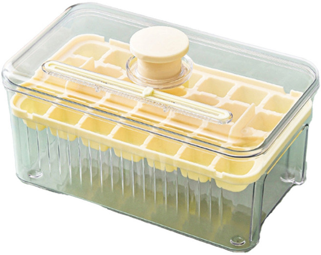 ANUOXIN 阿諾欣 雙層冰格 M5001001-03 黃色, 1個