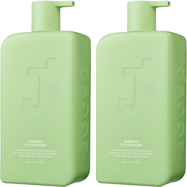 제이숲 청소년 샴푸, 1L, 2개