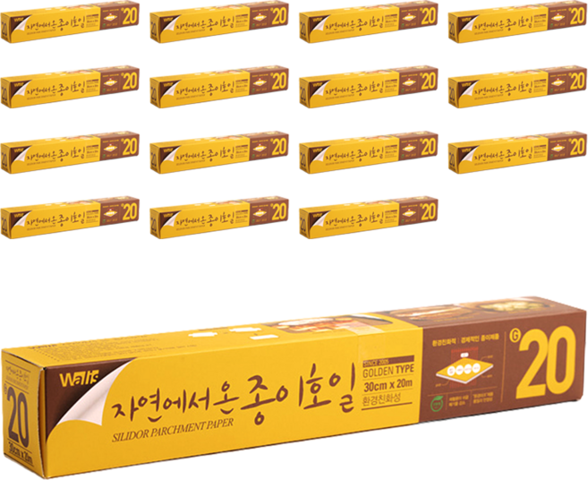 월리스 자연에서 온 종이호일, 20m, 12개