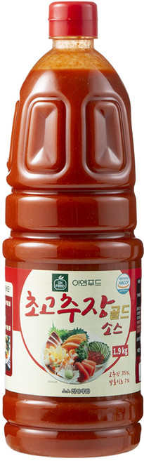 이엔 초고추장소스, 1.9kg, 1개