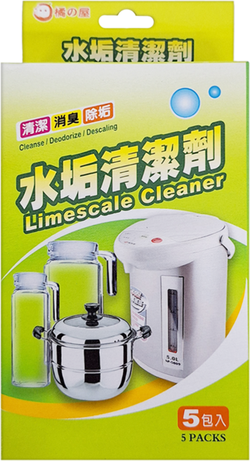 MIKA HOUSE 橘之屋 水垢清潔劑 5包, 150g, 2盒