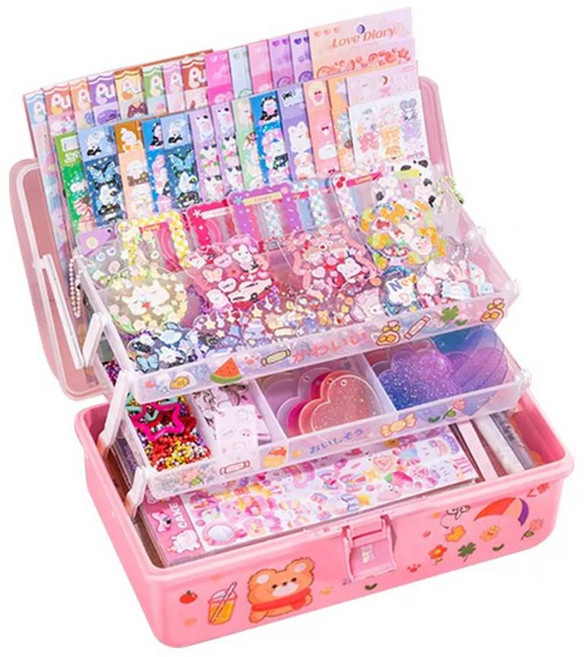 Mass 咕卡貼紙豪華套裝 507件組, 多色, 1組