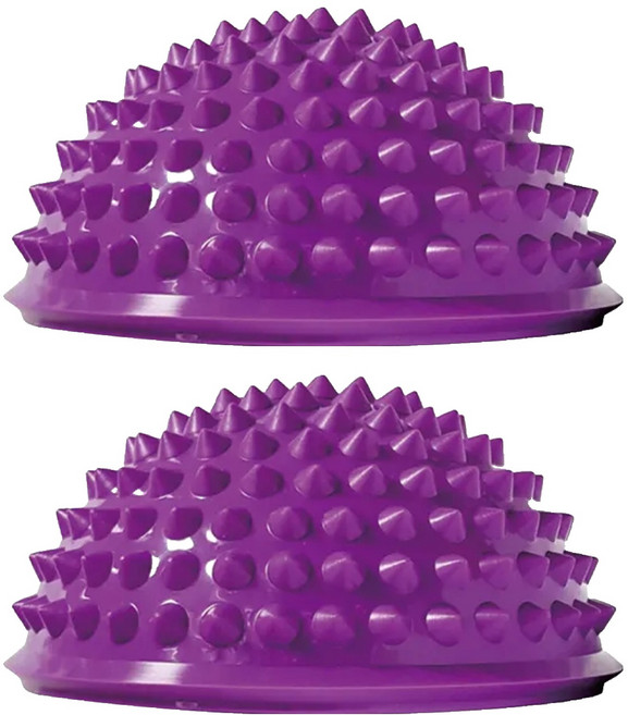 SUCCESS 成功 足底筋膜按摩球 刺蝟型 Set 2 188個尖刺 加強按摩穴道, 紫色, 1盒