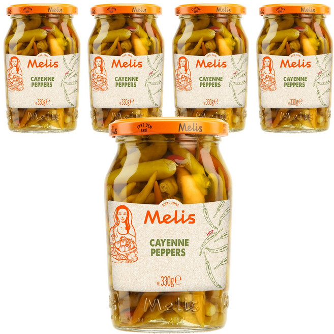 멜리스 핫케이엔 페퍼, 5개, 330g