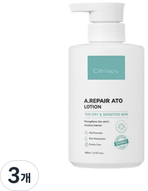 셀라피 에이리페어 아토 로션, 3개, 400ml