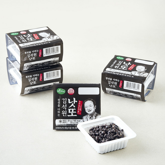 맑은물에 김석원 쥐눈이콩 낫또, 45.5g, 8개입, 1개