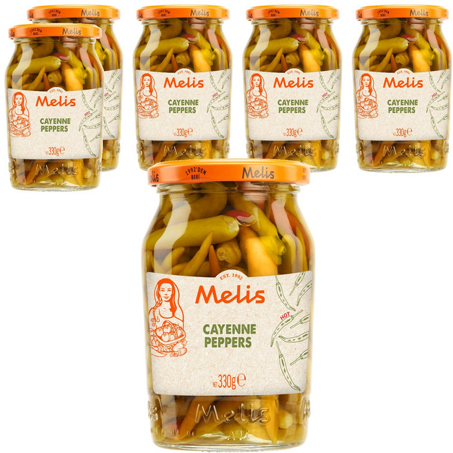 멜리스 핫케이엔 페퍼, 6개, 330g