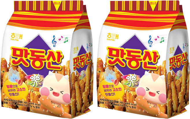 해태제과 맛동산, 165g, 2개