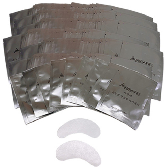 아싸레 속눈썹 연장용 아이패치 2P 기타뷰티소품, 100개