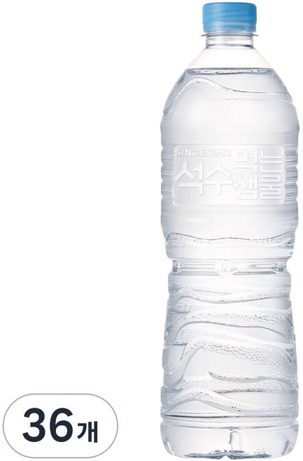 석수 무라벨, 1L, 36개