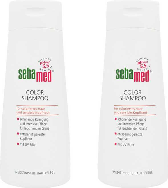 sebamed 施巴 COLOR SHAMPOO PH5.5 護色洗髮乳, 200ml, 2瓶