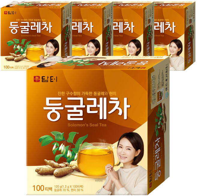 담터 둥굴레차, 1.2g, 100개입, 5개