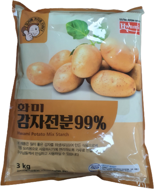 화미_감자전분(99%) 3KG 1팩, 1개
