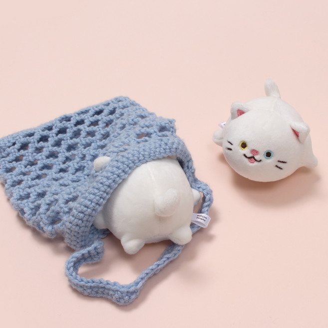 모찌타운 꾹꾹이 스퀴시 고양이 스트레스 볼 인형, 6cm, 오드, 1개