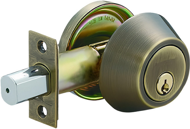 FAULTLESS 加安牌 外轉上鎖式輔助鎖 D281, 1組