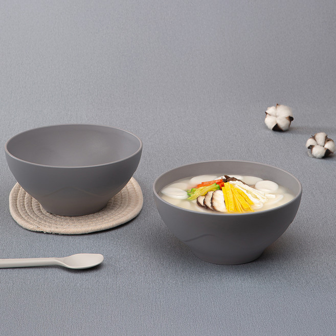 아띠홈 올더플레이트 면기 2P 세트, 그레이, 2개