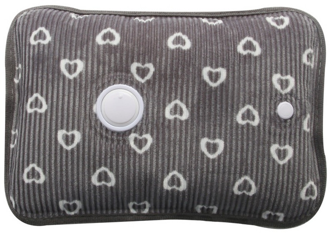 충전식 온수찜질기 하트포켓, LXE-8302, 그레이