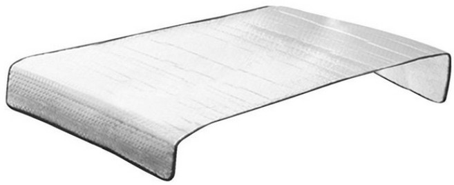 하이제이비 과열방지 에어컨 실외기 커버, 1개, 실버