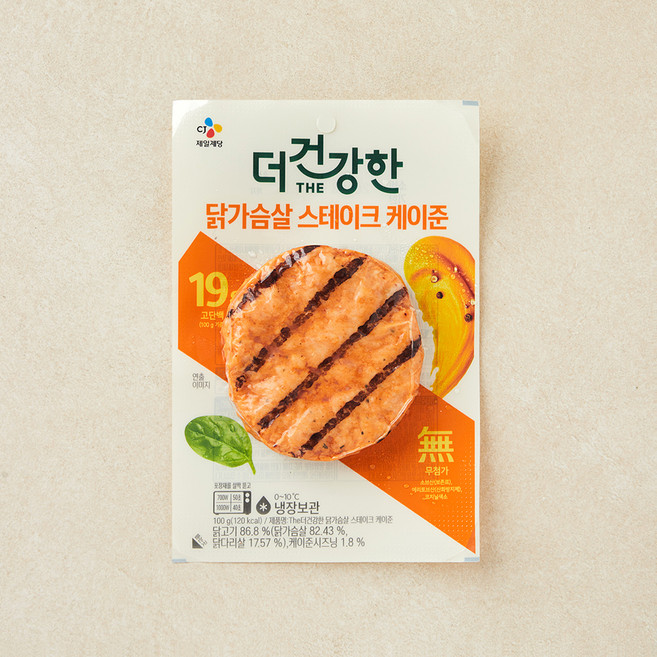 더건강한 부드러운 닭가슴살 순살 케이준, 100g, 1개