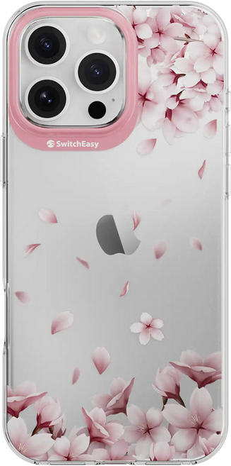 SwitchEasy 魚骨牌 Artist 防摔手機殼 iPhone 16 Pro Max 支援無線充電 櫻花