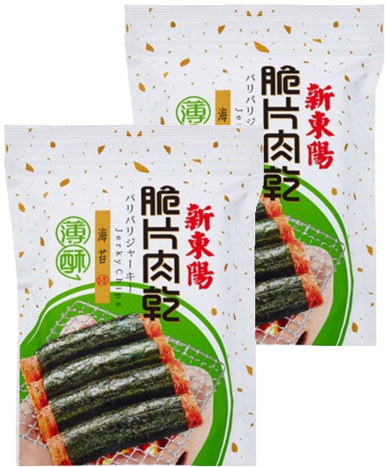 新東陽 海苔脆片肉乾, 75g, 2包