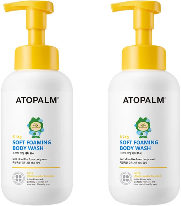 아토팜 소프트 포밍 바디 워시, 460ml, 2개 - 쿠팡