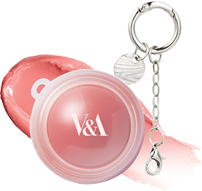 브이앤에이뷰티 무드 글로우팟 블러셔 키링 6g, 01 페일 블러쉬, 1개