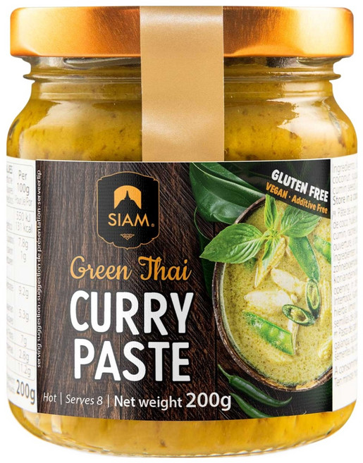 SIAM 泰式綠咖哩膏, 200g, 1罐