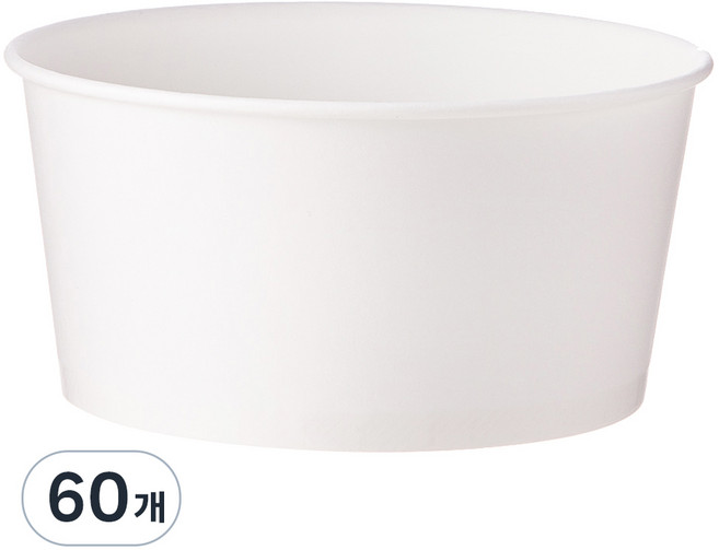 탐사 고평량 무인쇄 종이용기 520ml, 60개입, 1개