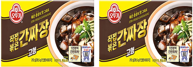 오뚜기 직접 볶은 간짜장 고형, 212g, 2개