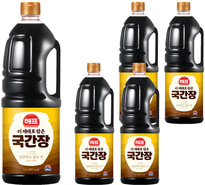 해표 국간장, 1.8L, 5개