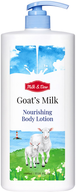 밀크앤듀 산양유 너리싱 바디로션, 1L, 1개