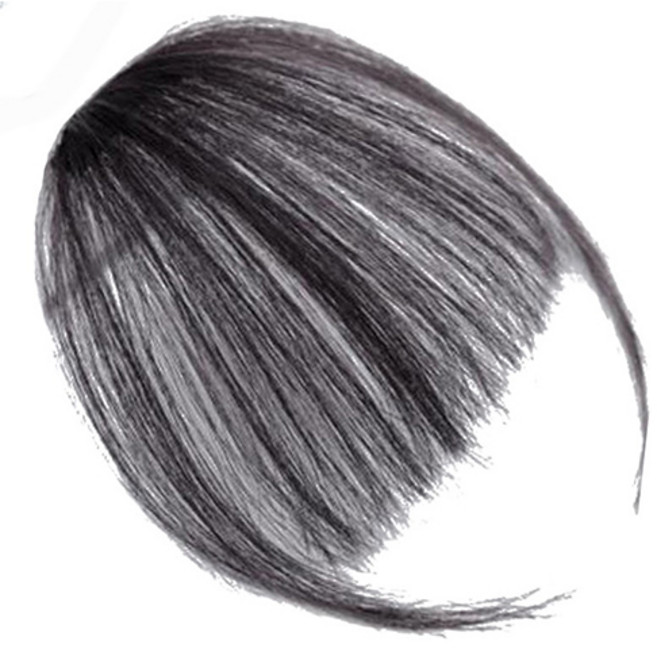 뿌이뿌이가발 인모 애교 앞머리, 자연블랙, 1개