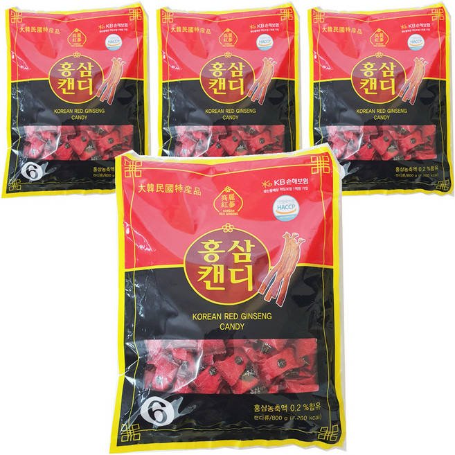 스위트영 홍삼캔디, 4개, 800g