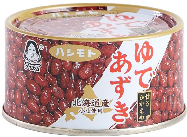 橋本食糧 北海道紅豆罐, 190g, 1罐
