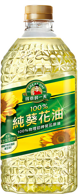 得意的一天 100%純葵花油, 1.58L, 1瓶