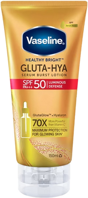 Vaseline 凡士林 全能防曬爆水凝乳 SPF50 PA+++, 1條, 150ml