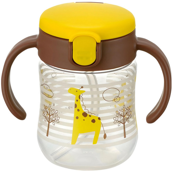 Richell 利其爾 TLI 鴨嘴吸管杯 200ml, 喬治亞, 1個