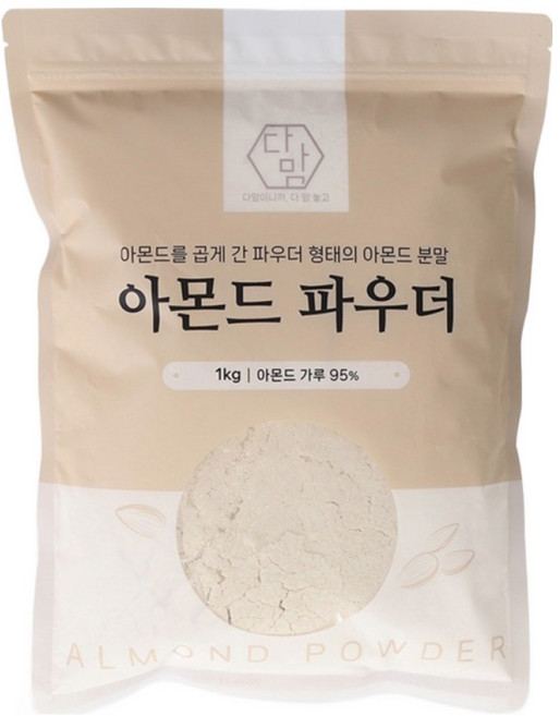다맘 아몬드 파우더, 1kg, 1개