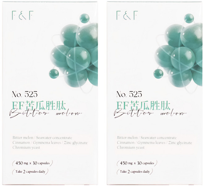 FAST&FREE 苦瓜胜肽膠囊, 30顆, 2罐